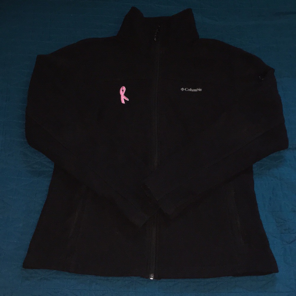 Breast cancer awareness Columbia fleece
